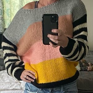 Hem and Thread Sweater. NWT